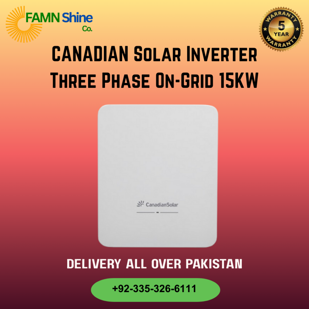 Canadian Solar On-Grid 3 Phase Inverter - 15KW - FAMN Shine Co